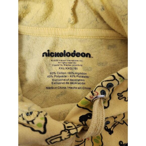 Sponge Bob Nickelodeon Hoodie Hooded Sweatshirt Unisex Size XXL (19) - Picture 5 of 7